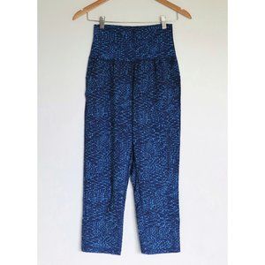 Blue Pattern Lululemon Lightweight High Rise Pants